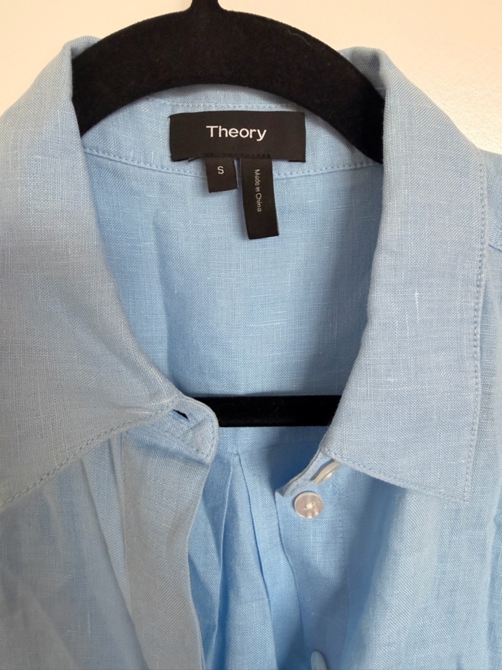 Theory Linen Sleeveless Shirt Dress Small - Picture 4 of 6